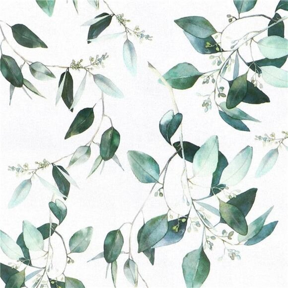 Green Leaf Peel and Stick Wallpaper Floral Contact Paper 17.7inch x 196.8inch Vi - Picture 1 of 6